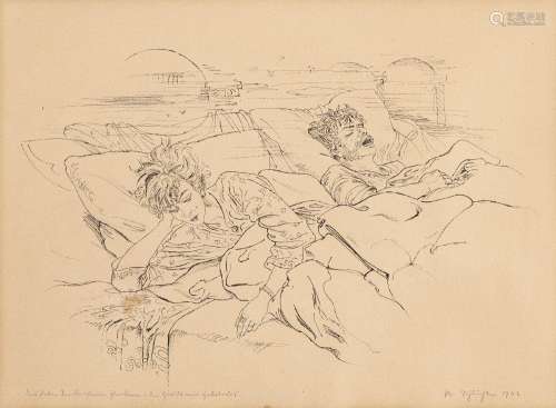 Rudolf Schlichter (1890-1955), La nuit après la dispute, 194...
