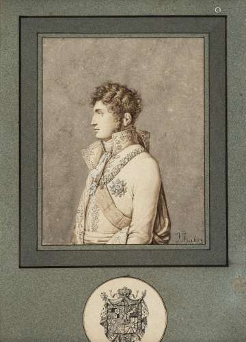 Jean Baptiste Isabey (1767-1855), Portrait de profil de Jérô...