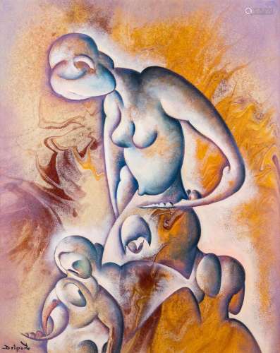 Charles DELPORTE (1928-2012) 'L'Epouse' oil on canvas. (W: 8...