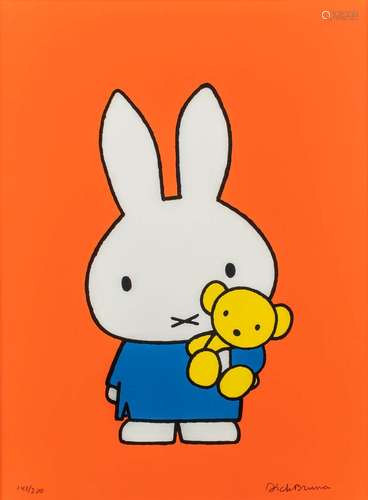 Dick BRUNA (1927-2017) 'Nijntje' a lithograph. 143/200. (W: ...