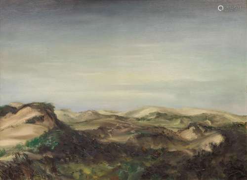 Gaston GELEYN (1892-1946) 'Dune landscape' oil on canvas. (W...