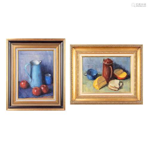 Vic DOOMS (1912-1994) a collection of 2 still life paintings...