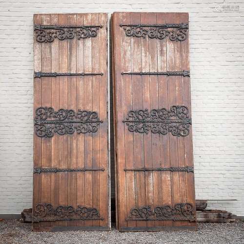 A pair of exceptional doors, coming from the Cathedral Saint...