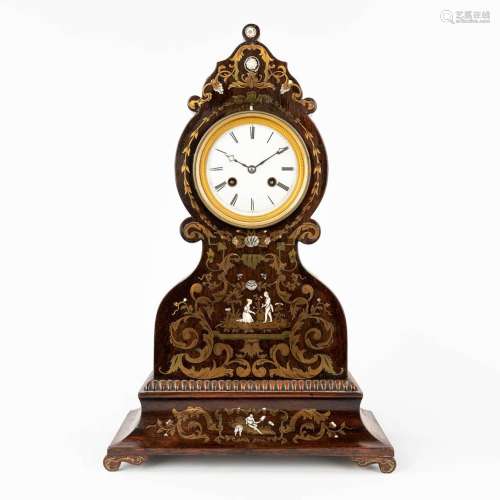 A neoclassical table clock. France, 19th century. (L: 15 x W...