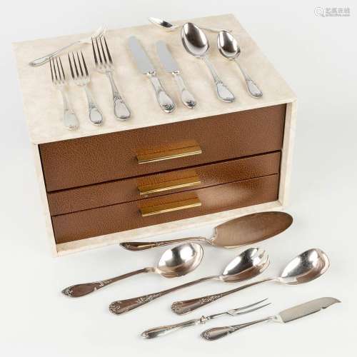 B. Wiskemann, Bruxelles, a silver-plated cutlery set, Louis ...