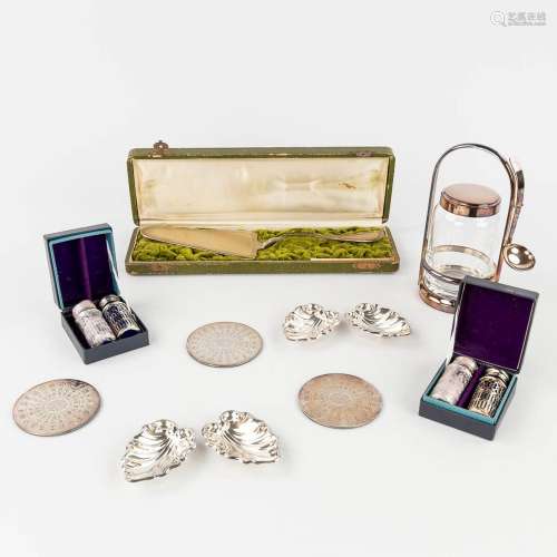 A collection of silver and silver-plated accessories, Christ...