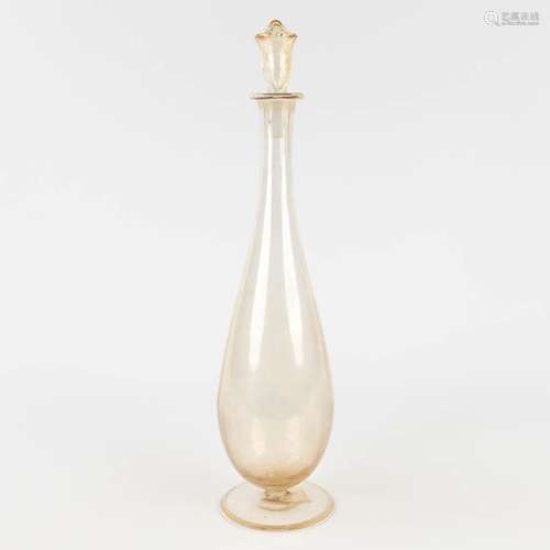 Compagnia Venezia Murano a carafe, iridescent glass. Circa 1...