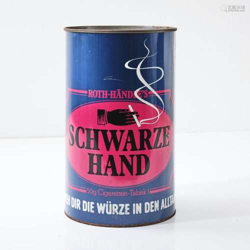 GERMANY,  SCHWARZE HAND  ADVERTISEMENT STOOL, 1980S