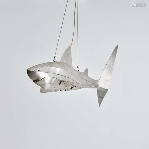 REINHARD STUBENRAUCH,  SHARK  CEILING LIGHT, 1990S