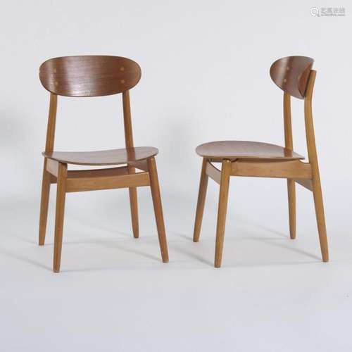 SVEN-ERIK FRYKLUND, 2  EVA  CHAIRS, C. 1954