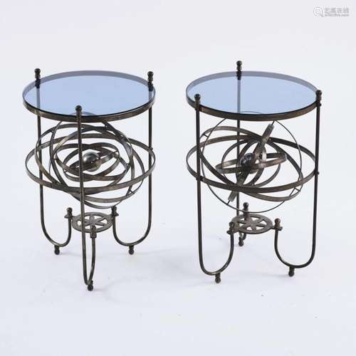 FRANCE, 2 SIDE TABLES, C. 1960