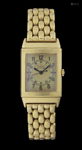 LeCoultre, Reverso, montre-bracelet rectangulaire mécanique<...