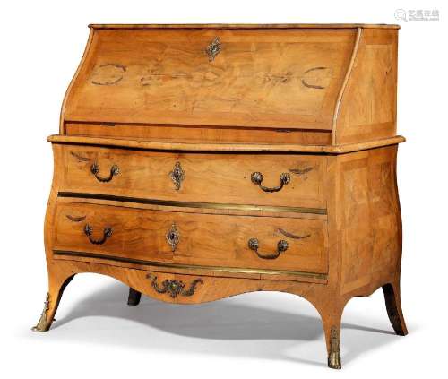 COMMODE D'ÉCRITUREBaroque, Berne, 1765. Mathäus Funk (1697-1...