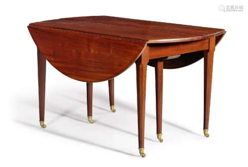 TABLE EXTRACTIVEDirectoire, France vers 1800.Acajou. Table r...