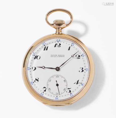 Gold-Taschenuhr, Ulysse Nardin, um 1900