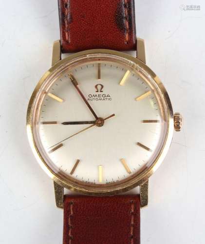 An Omega Seamaster Automatic 18ct gold cased gentleman's wri...