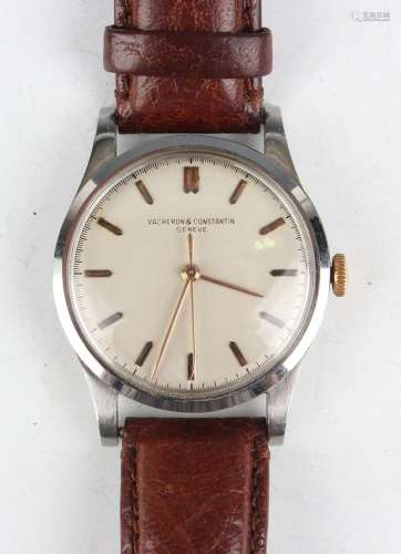 A Vacheron & Constantin steel cased gentleman's wristwat...