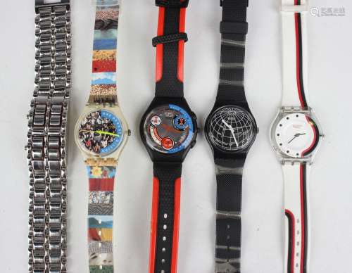 A Swatch 'One Hundred Million' wristwatch