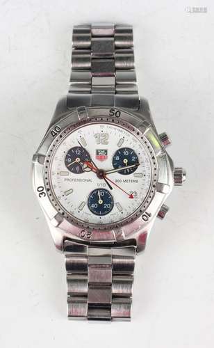 A TAG Heuer Professional 200 Meters steel gentleman's bracel...