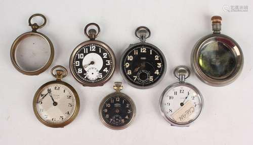 A large collection of pocket watches and pocket and wristwat...