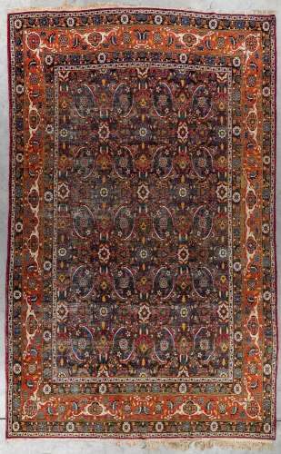 An Oriental hand-made carpet, Iran Khorasan Tabriz. 19th C. ...