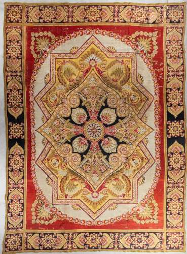 An exceptional 'Savonerie' carpet, 19th century. (L: 600 x W...