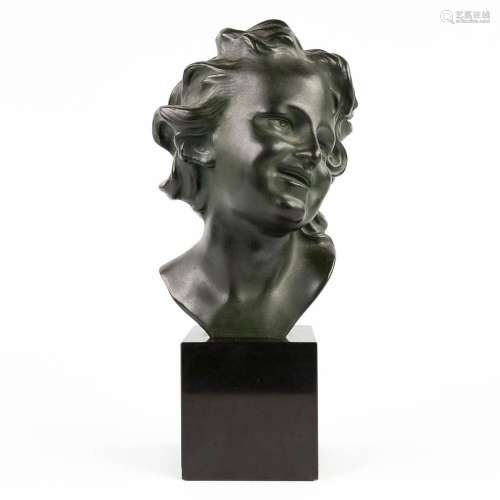 Jean-Baptiste CARPEAUX (1827-1875) ' Young Lady' a bronze bu...