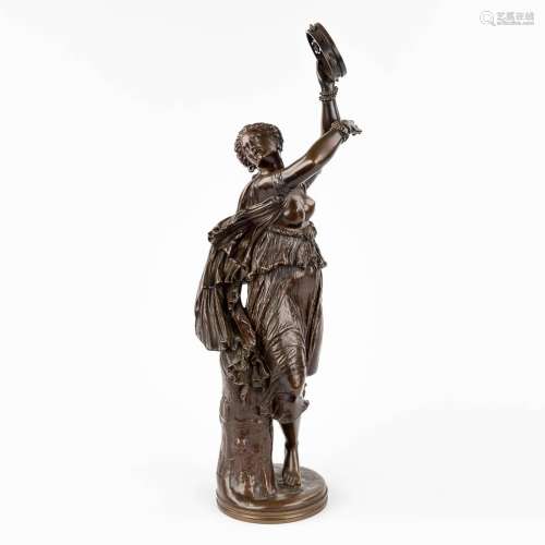 Jean-Baptiste CLÉSINGER (1814-1883) 'Zingara', a bronze stat...