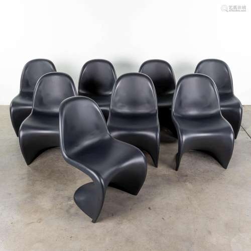 Verner PANTON (1926-1998) 'Panton Chair' for Vitra, 8 pieces...