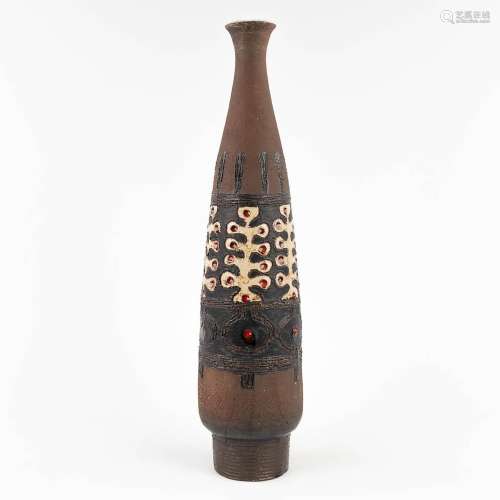 Elisabeth VANDEWEGHE (XX-XXI) 'Vase' glazed ceramics for Per...