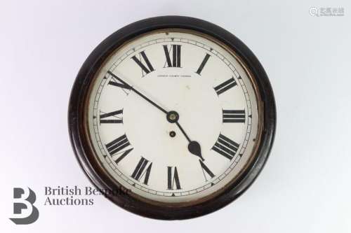 Vintage London Council wall clock