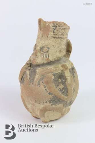 Peruvian anthropomorphic vase