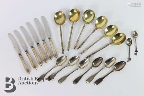 Silver flatware