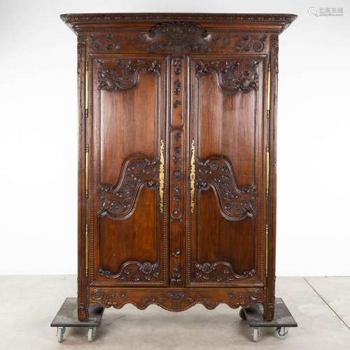 An antique two-door 'Bridal / Wedding' cabinet, made in Norm...
