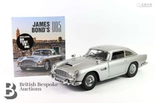 A detailed kit-built model car constructed from both metal a...