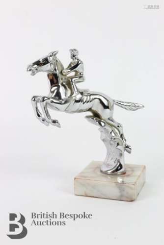 The steeplechaser radiator mascot dates from the 1930s to 50...