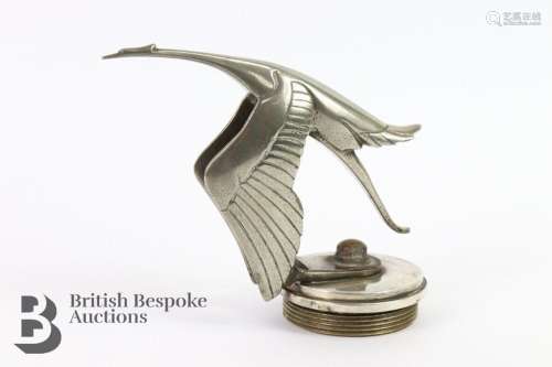 A particularly rare Hispano-Suiza 'Flying Stork' mascot
