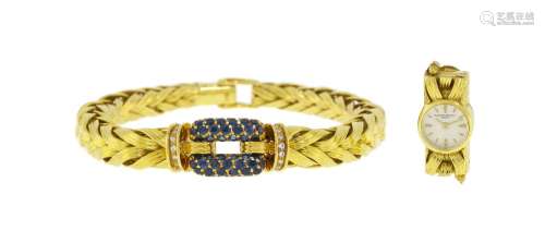 Vacheron Constantin, montre-bracelet en or 750 transformée e...