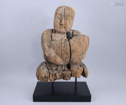 Chine, probablement époque Ming  (1368-1644). Statuette de g...