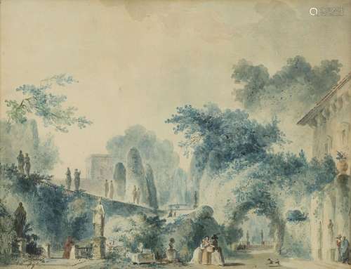 Jean-Baptiste Maréchal circa 1779/1824<br />
Jardin d'un pal...
