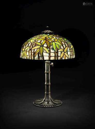 Bamboo table lamp, Tiffany studio New York, circa 1910<br />...