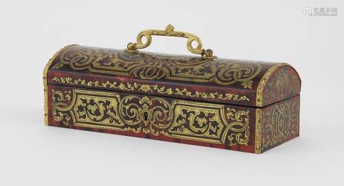 Plumier de style Louis XIV<br />
Marqueterie Boulle de laito...