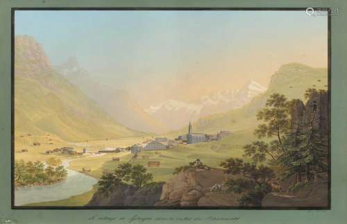 JOHANN LUDWIG BLEULER(Feuerthalen 1792-1850 Laufen-Uhwiesen)...