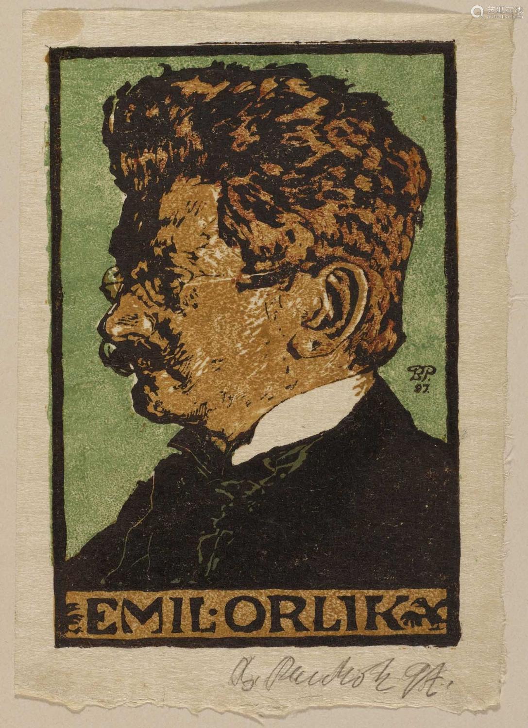 BERNHARD PANKOK(Münster 1872-1943 Baierbrunn)Portrait d'Emil...