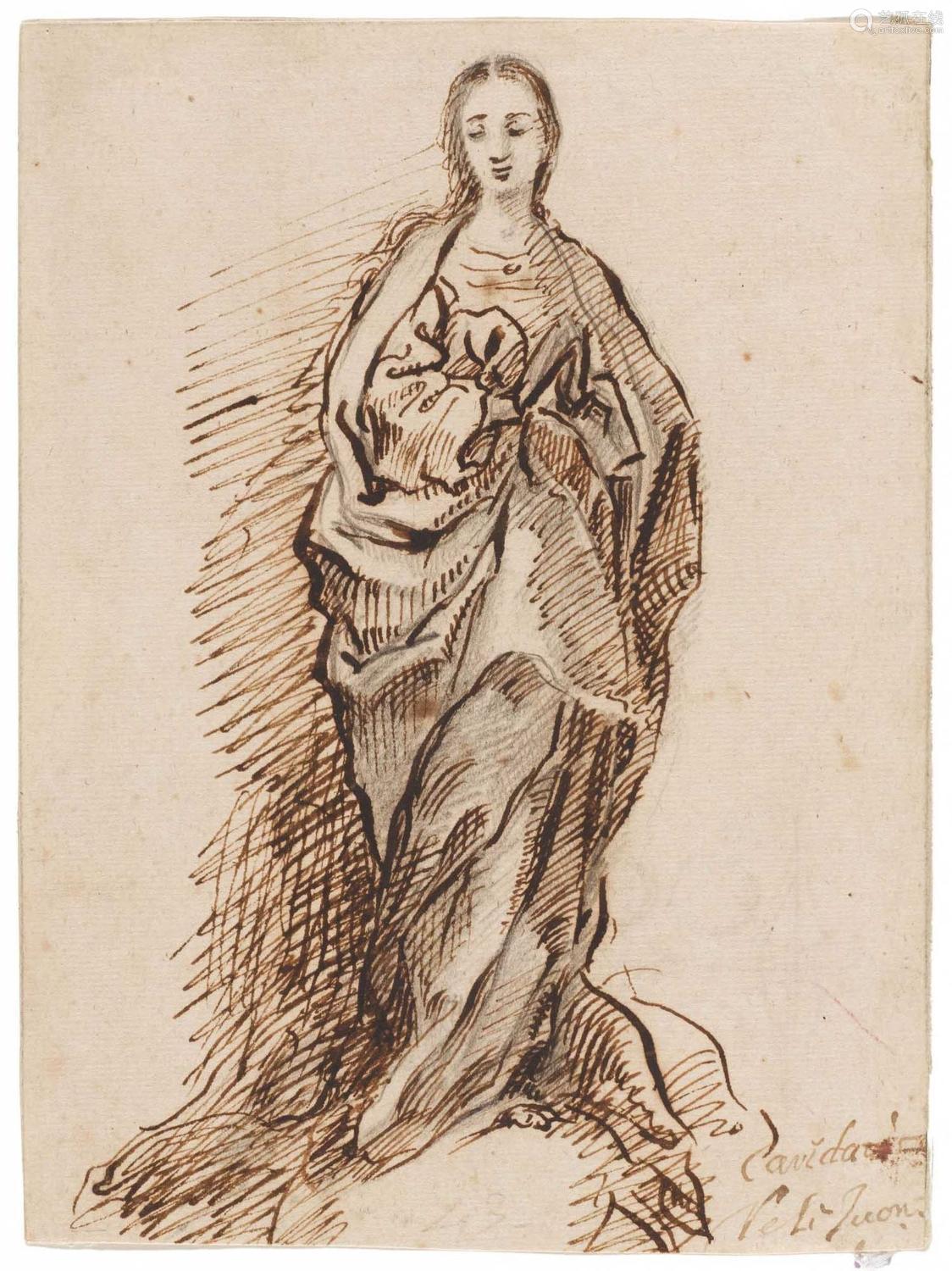 PEDRO DUQUE CORNEJO(Séville 1678-1757 Cordoue)Vierge de l'Im...