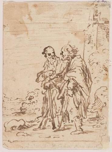 JUSEPE MARTINEZ, attribué à(1602 Saragosse 1682)Deux vieilla...