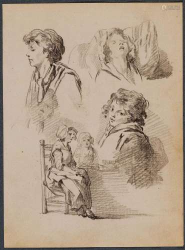 MARTIN DROLLING(Oberhergheim 1752-1817 Paris)Feuille d'étude...