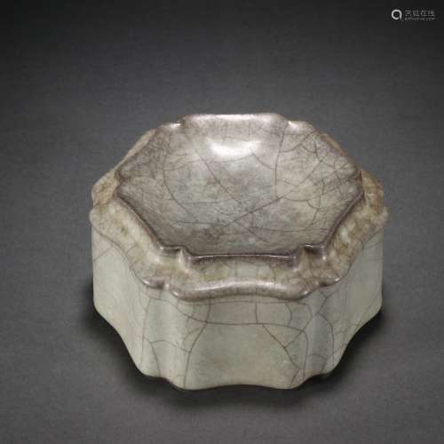Chinese Qing Dynasty  Ge Kiln Inkslab