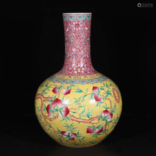 CHINESE QING DYNASTY CELESTIAL BALL BOTTLE