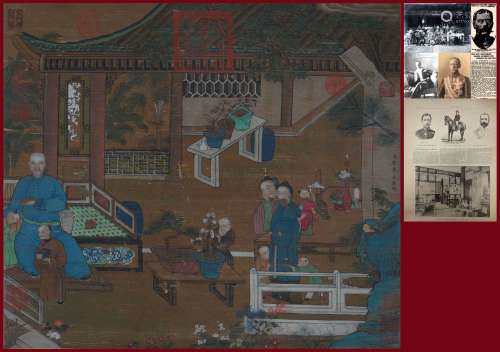 A Chinese Scroll Painting Signed Jiao Bingzhen